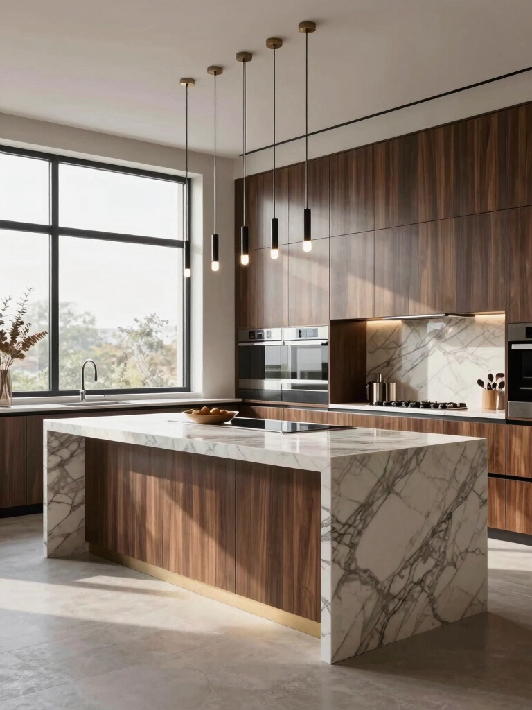 elegant spacious kitchen design