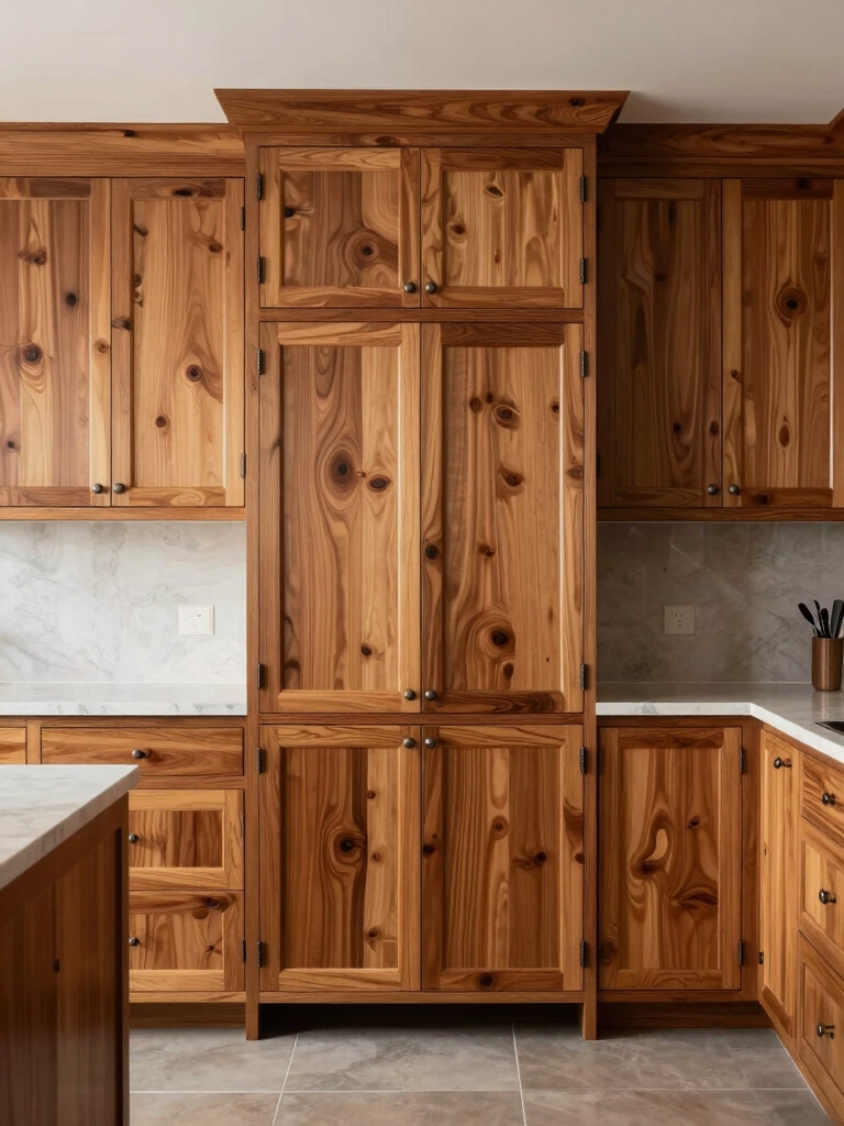 enhancing knotty alder grain