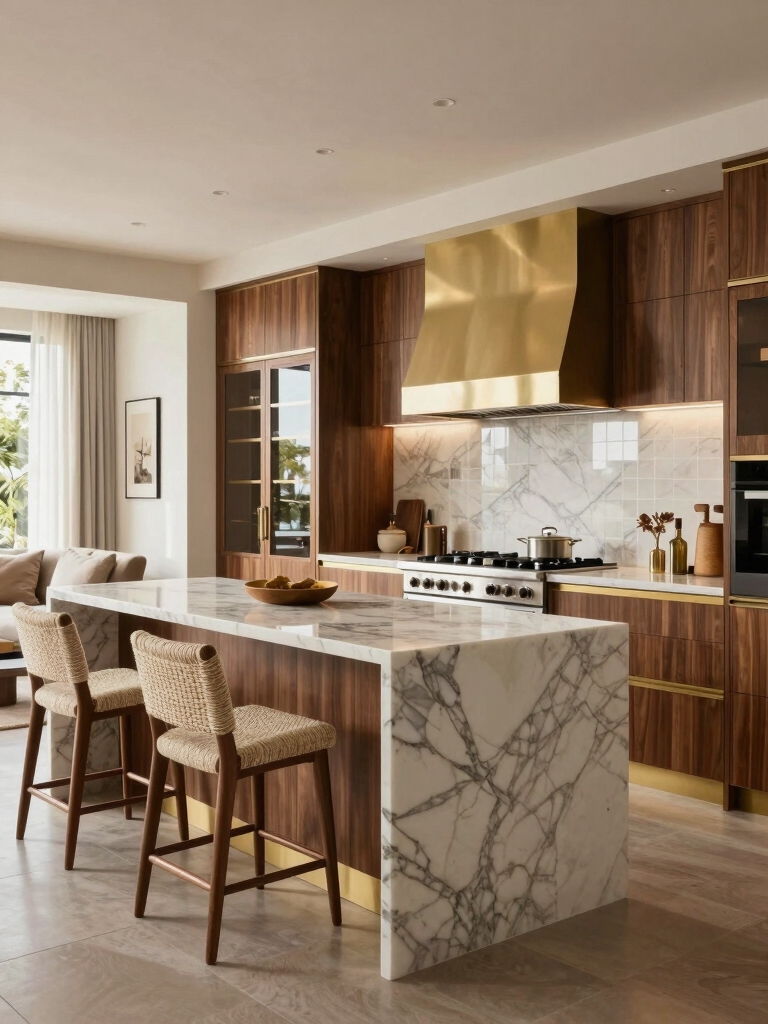 expansive luxury kitchen design