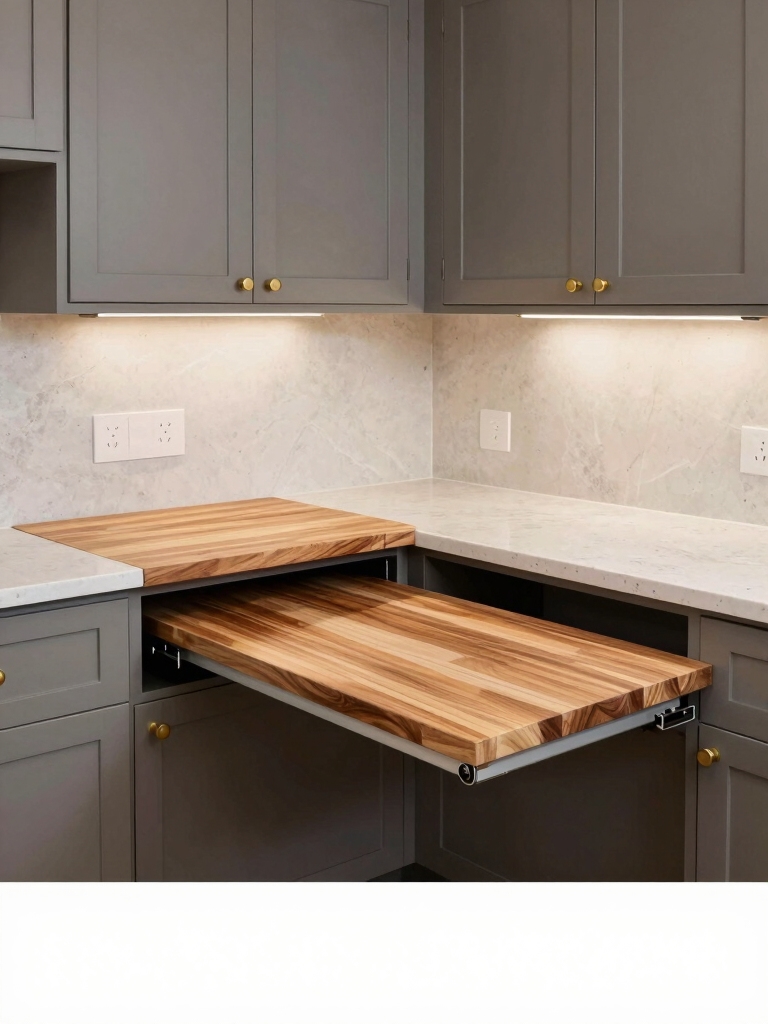 flexible pull out workspace solutions