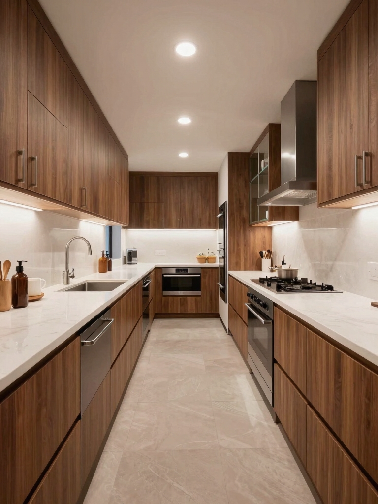 galley kitchen design advantages