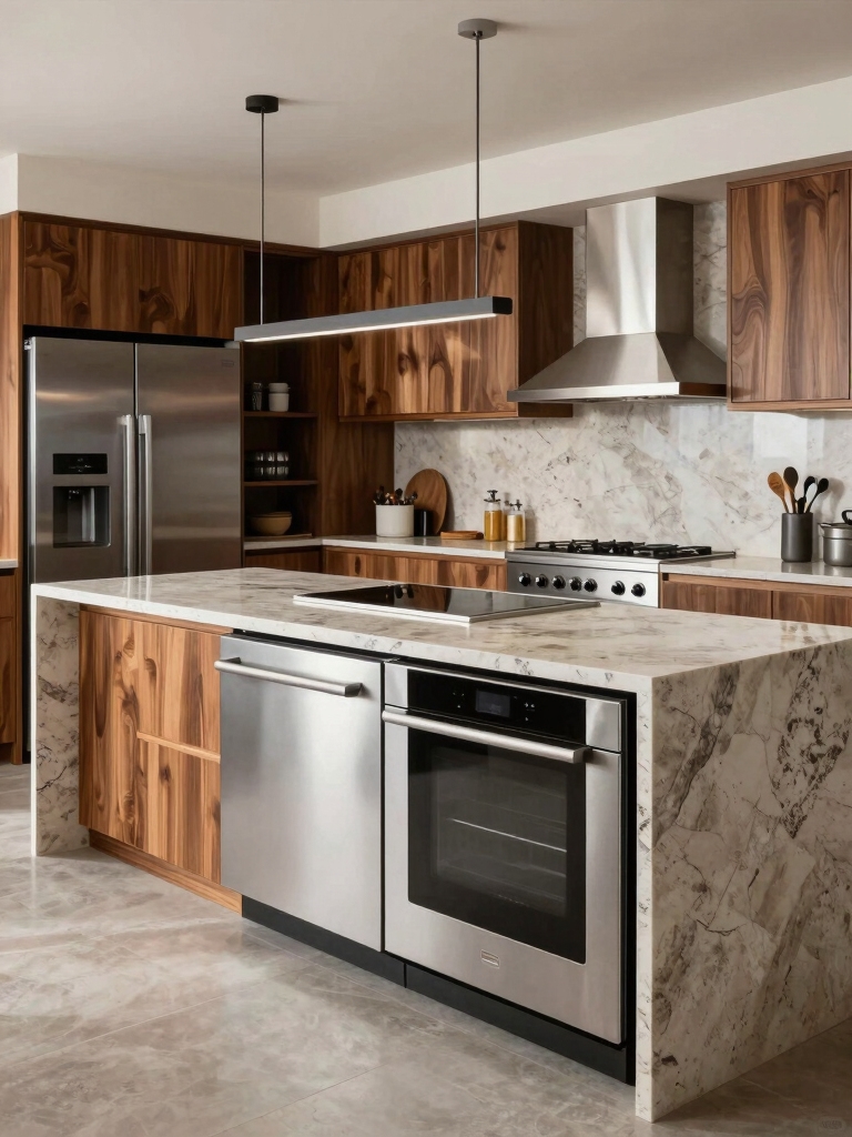 hidden appliances clutter free kitchen