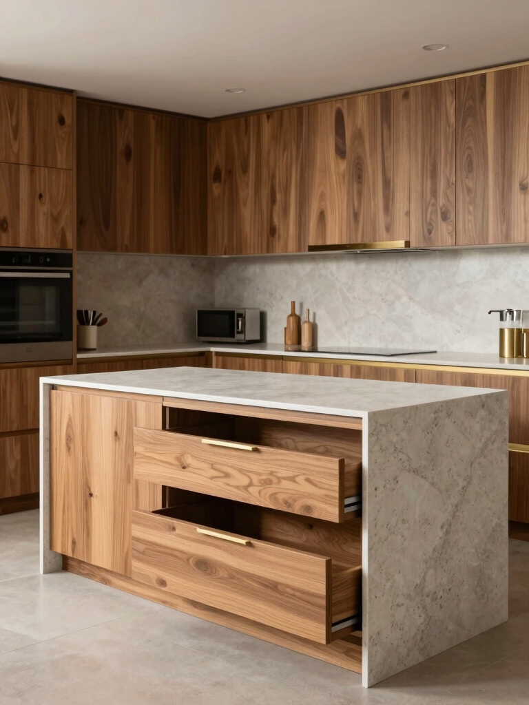 hidden storage for kitchens