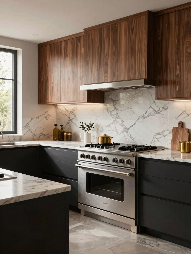 high end kitchen on budget