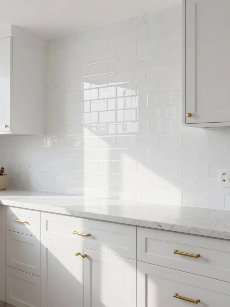 illuminate with white cabinets
