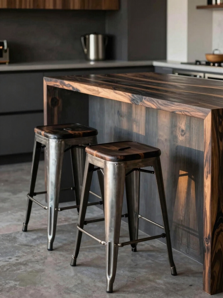 industrial cozy kitchen style