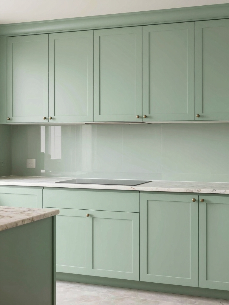 light green cabinet finishes options