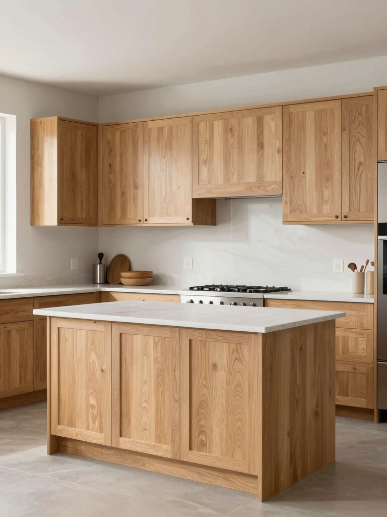 light oak finish selection