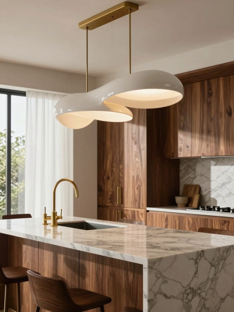 lighting enhances kitchen experience