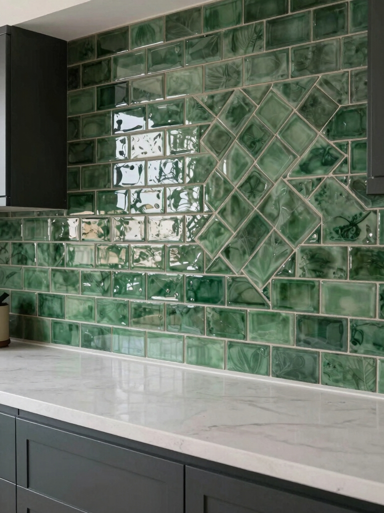lush tile patterns enhance elegance