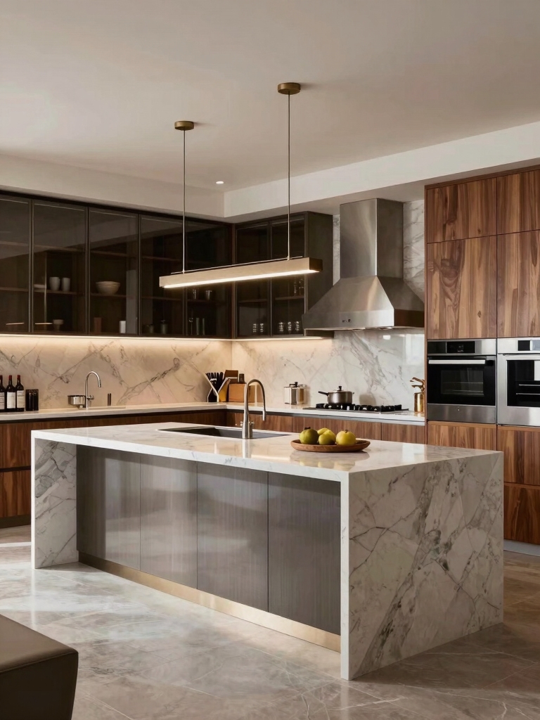 luxury double island kitchens