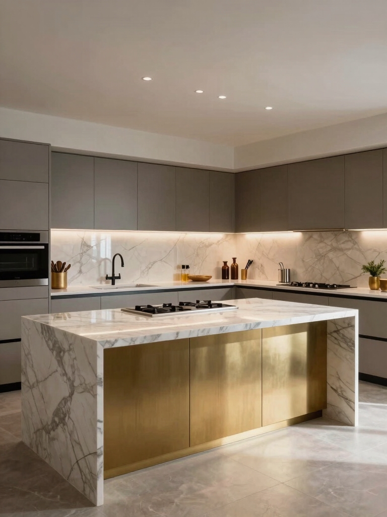 luxury island kitchen principles