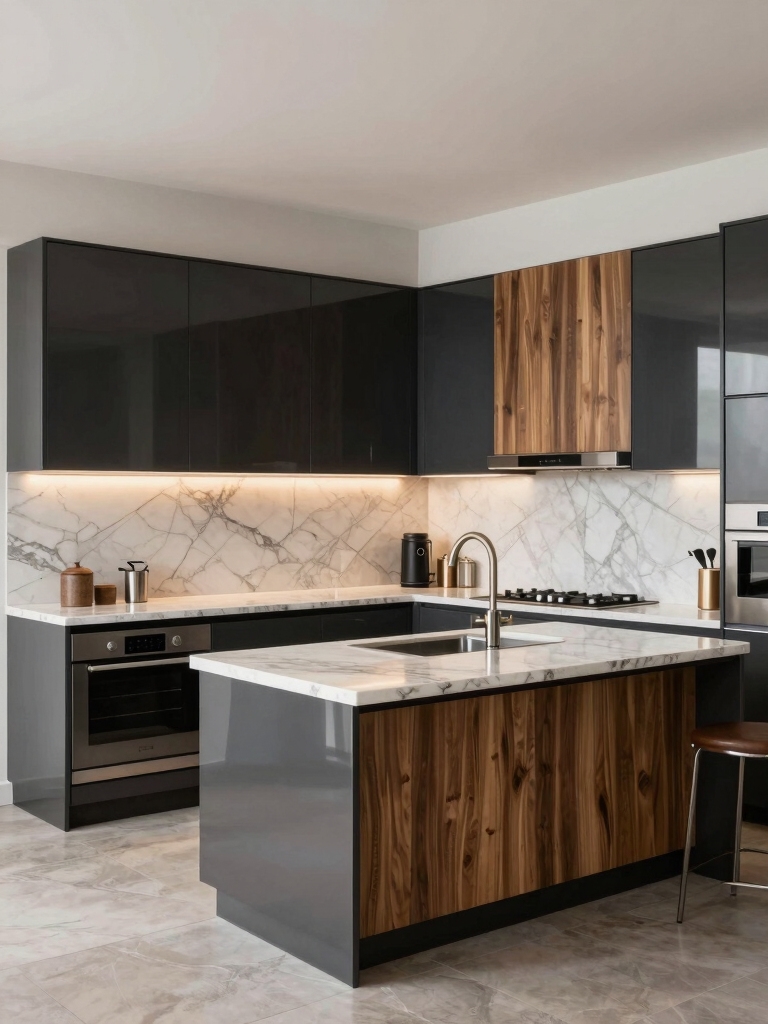 luxury l shaped kitchen designs