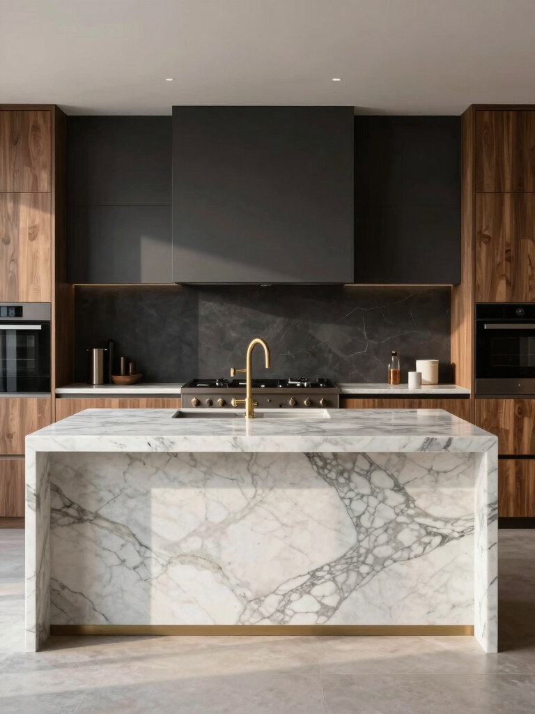 luxury marble kitchen designs