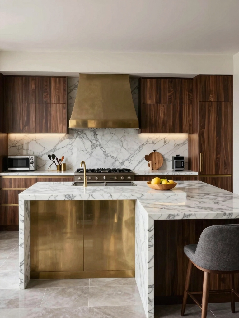 luxury materials for kitchens