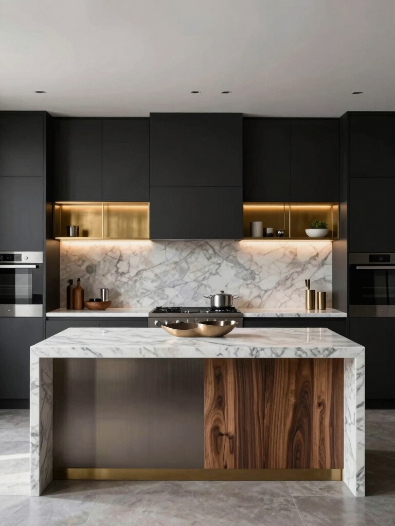 luxury modern kitchen design
