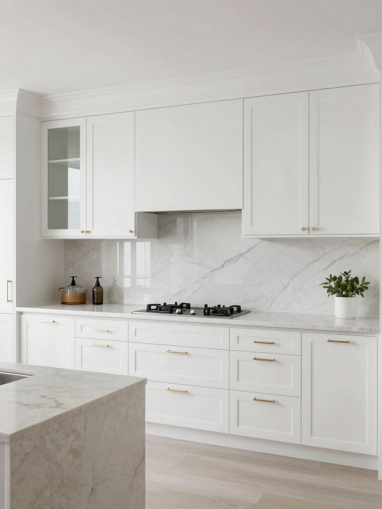 luxury modern white kitchens