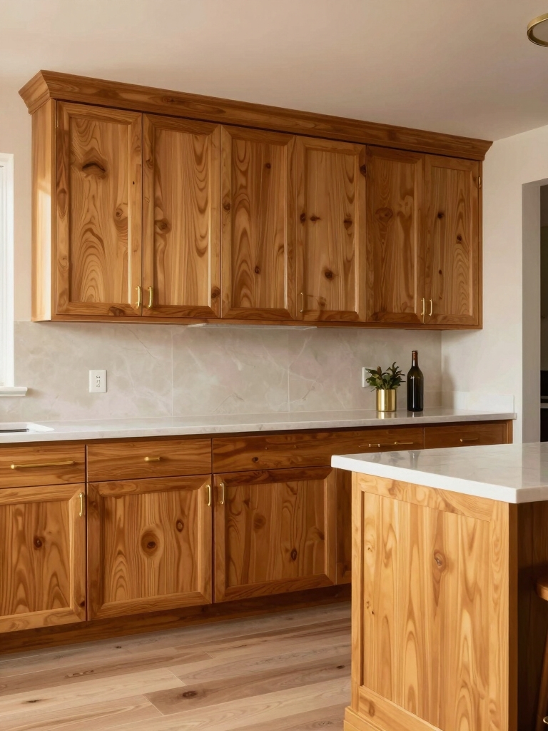 maple cabinets warm sheen