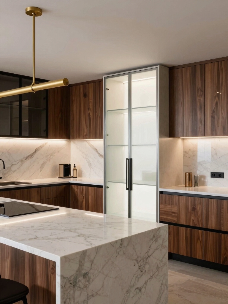 mood enhancing kitchen lighting design