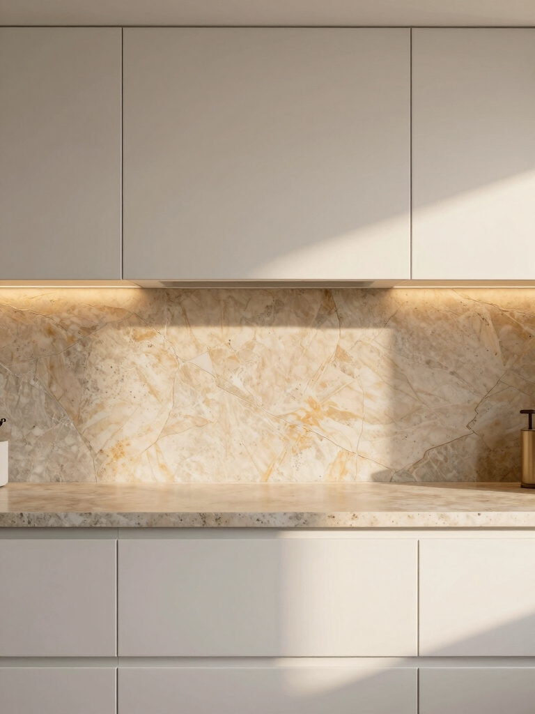 natural stone kitchen warmth