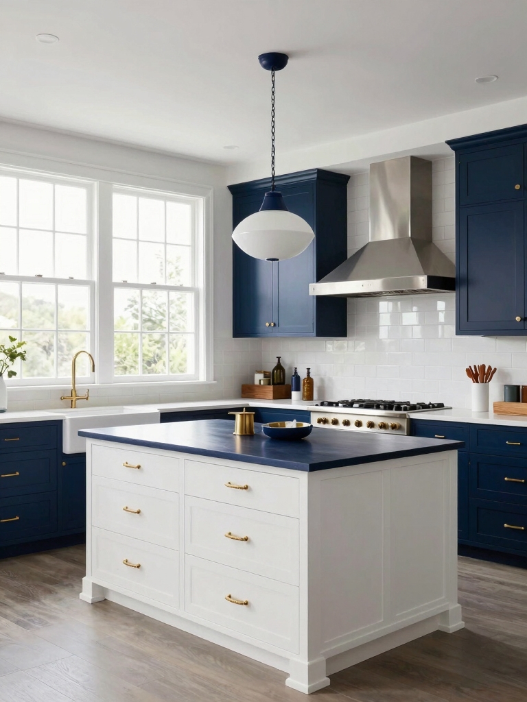 nautical calm kitchen palette