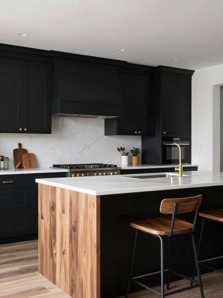 nuanced wood tones harmony