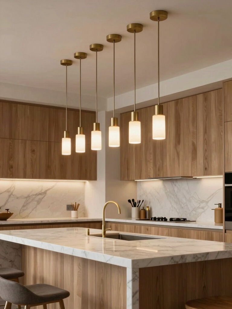 pendants scale spacing proportion