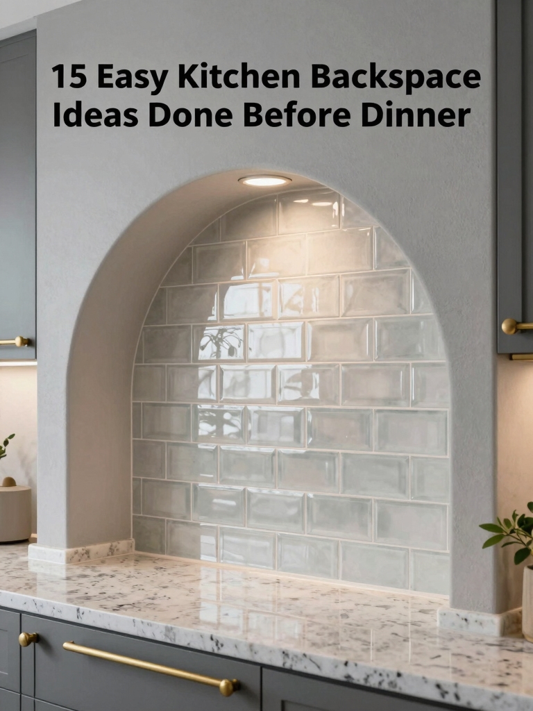 quick and simple backsplash ideas