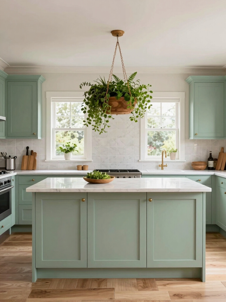 refreshing coastal kitchen vibes