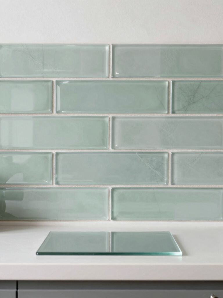 sage glass tiles elegance