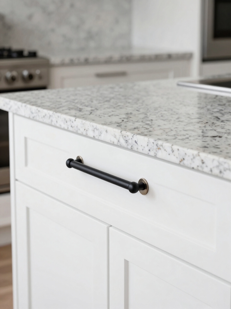 satin nickel high contrast accents