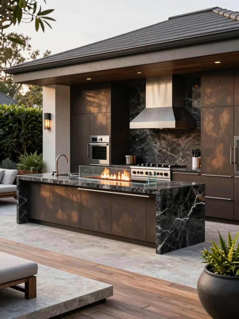 seamless alfresco kitchen workflow