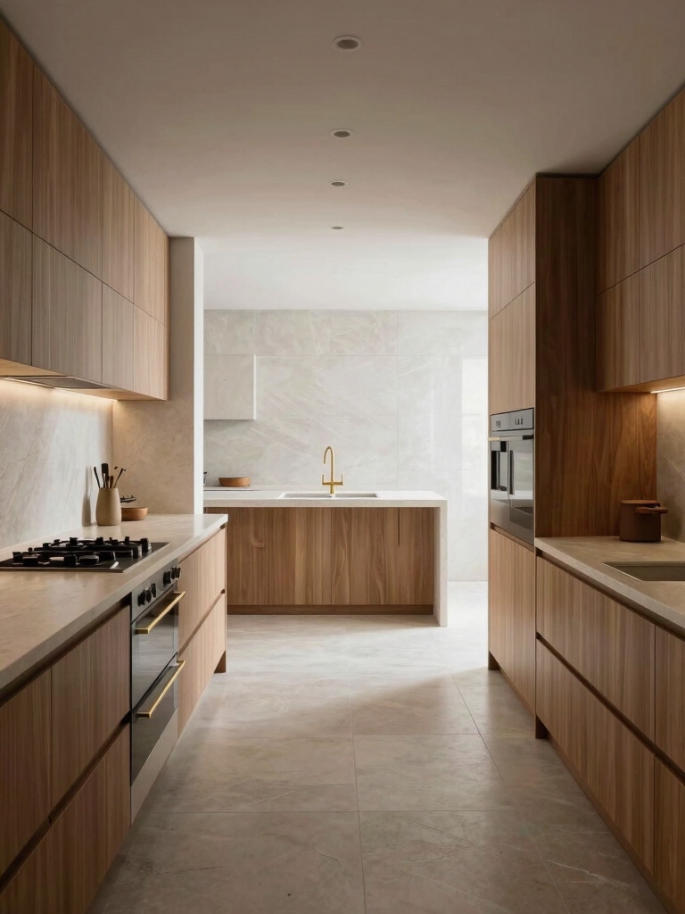 seamless functional kitchen design