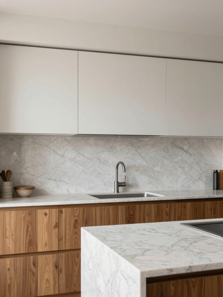 seamless wall and backsplash