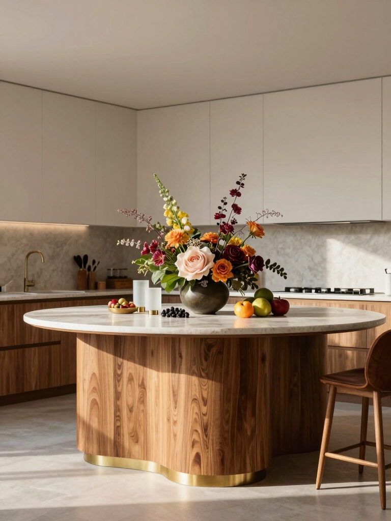 seasonal kitchen island decor