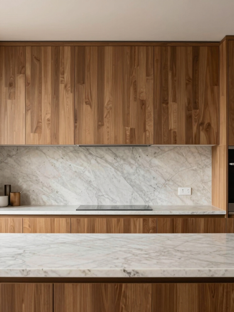 sleek functional kitchen design