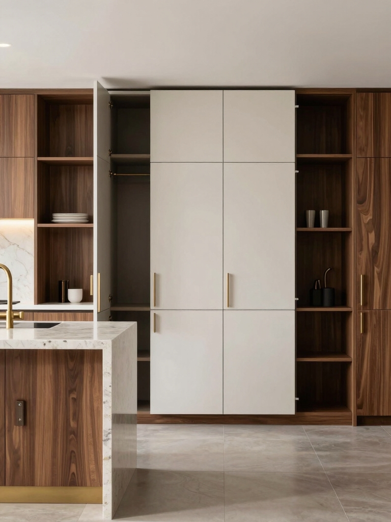 sleek minimalist kitchen design