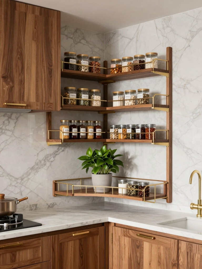 smart corner pantry organization