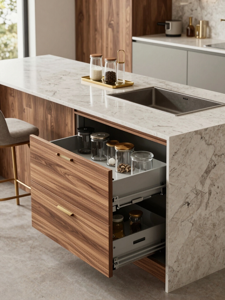 smart island storage solutions