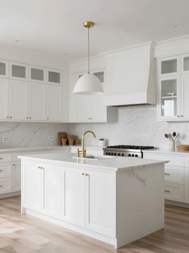 soft bright kitchen lighting