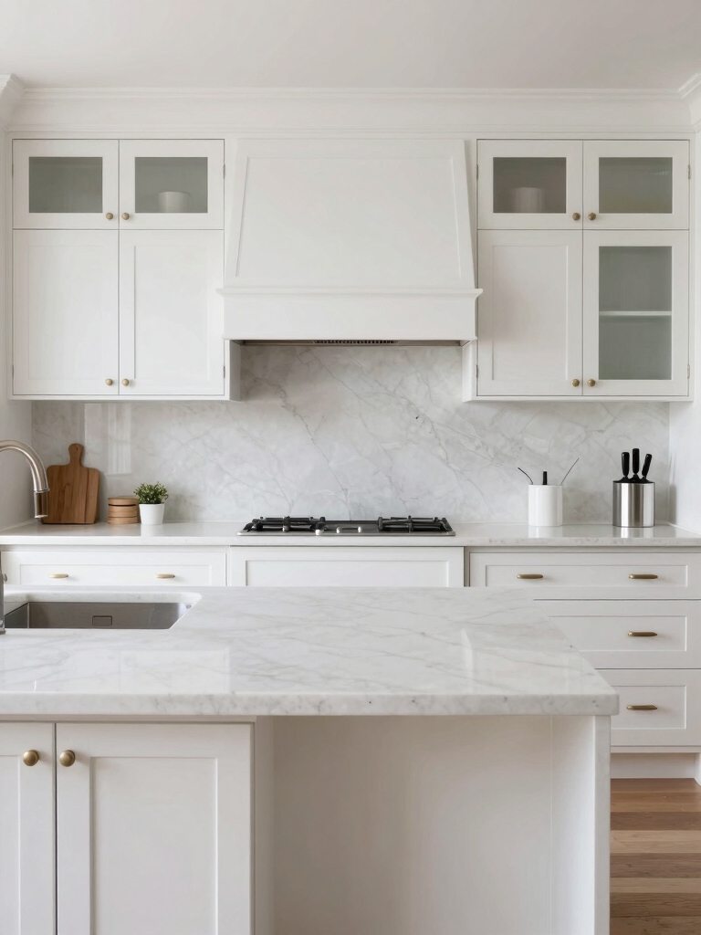 stain resistant white kitchen surfaces