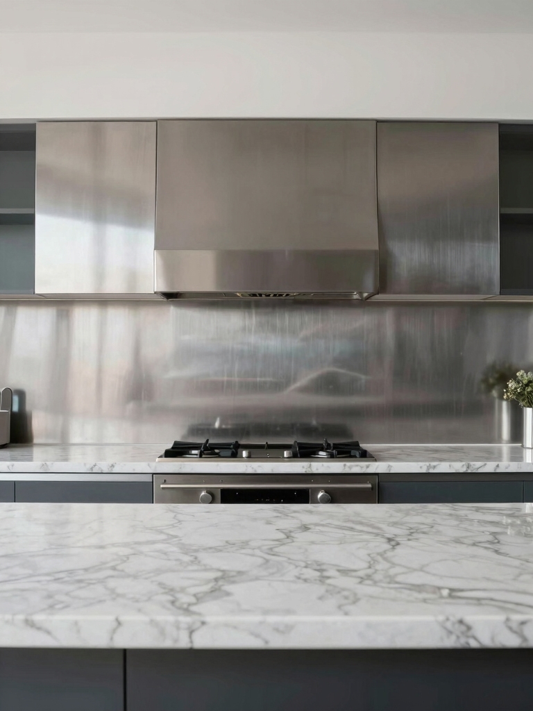 stainless steel backsplash options