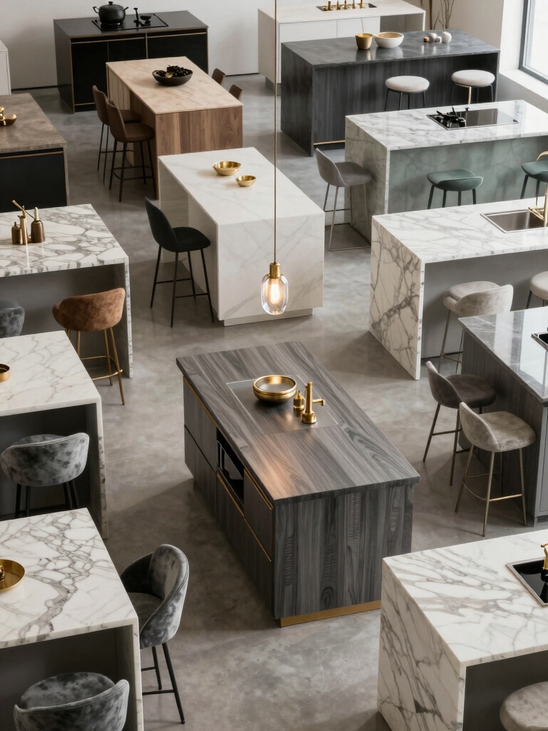 stylish compact kitchen islands