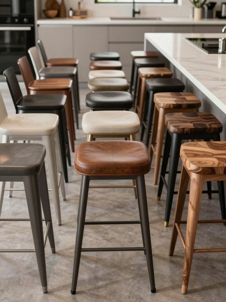 stylish kitchen island stools