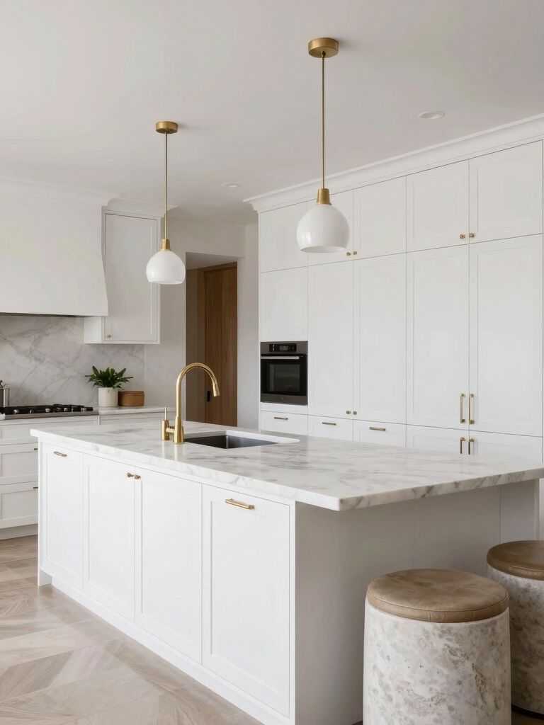 stylish white kitchen designs