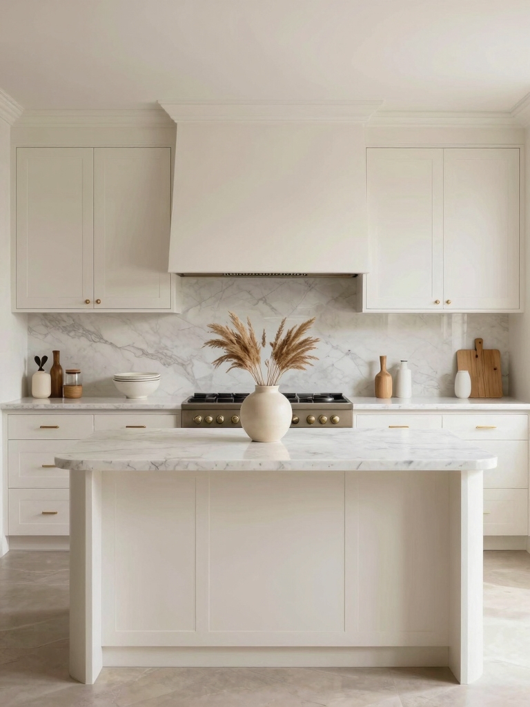 subtle warm kitchen contrasts