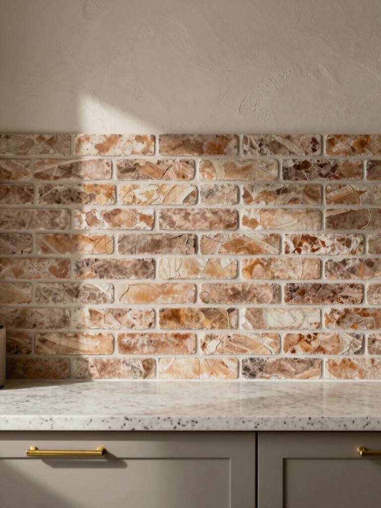 textured tiles for warmth