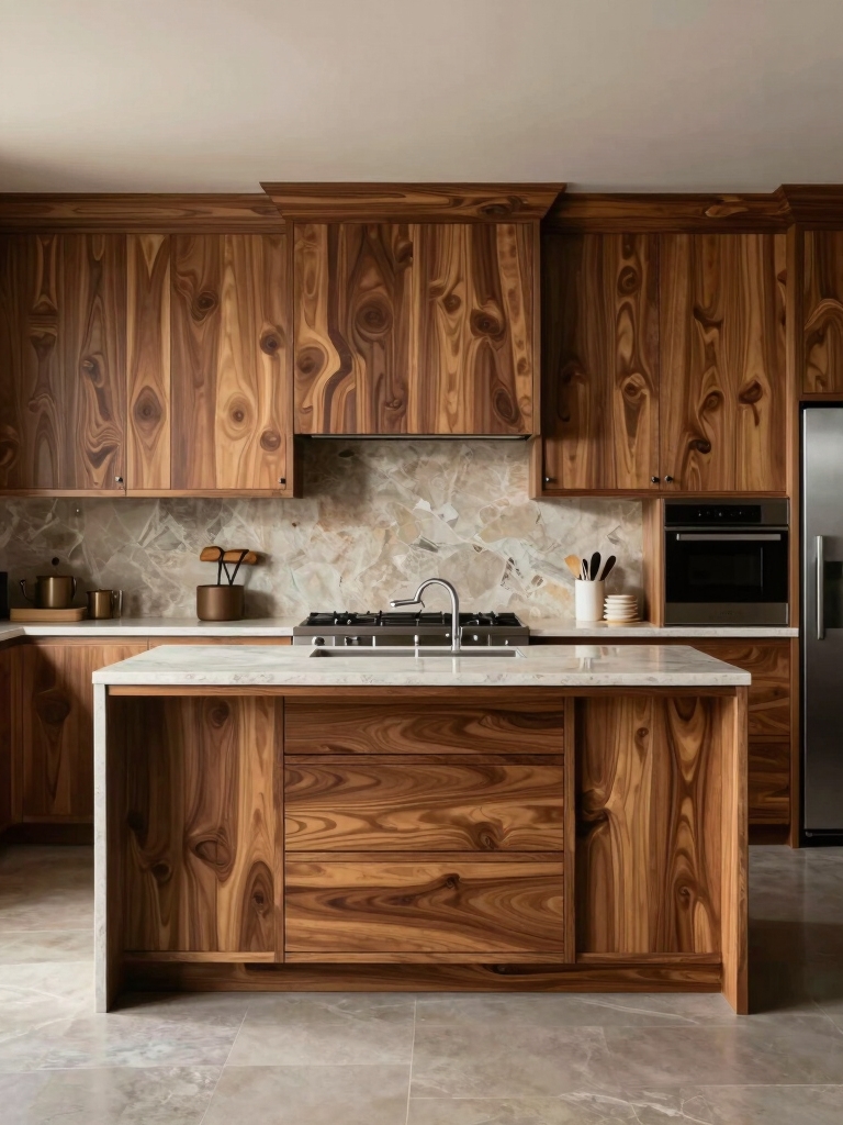 timber texture enhances kitchens