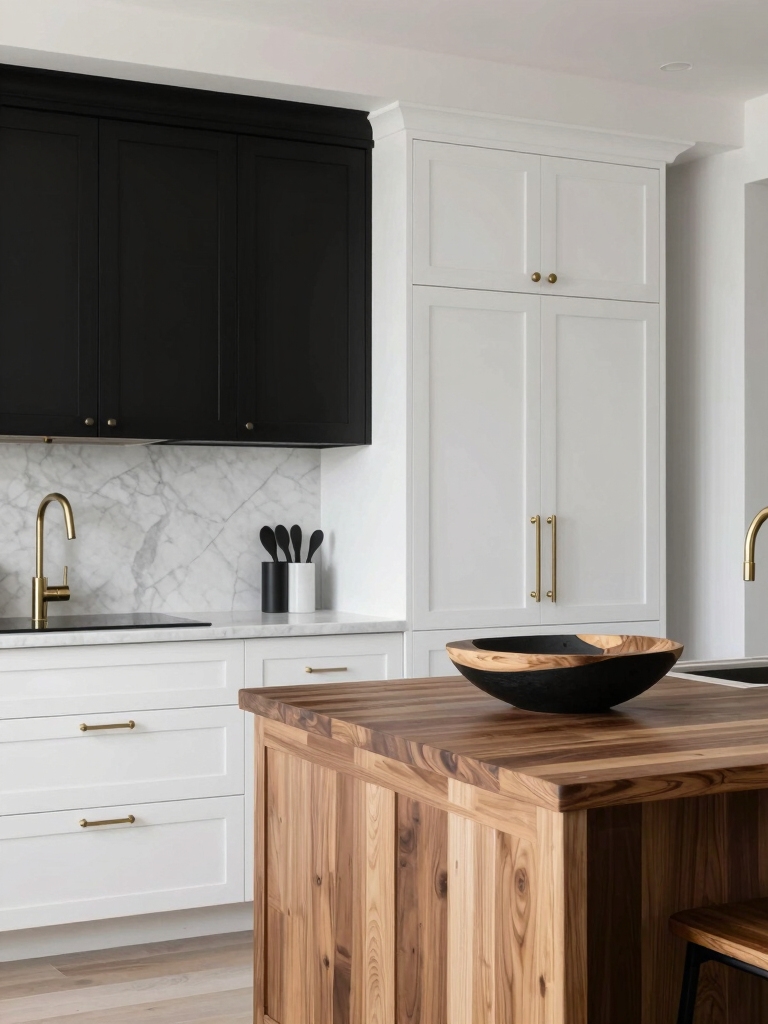 timeless black white wood