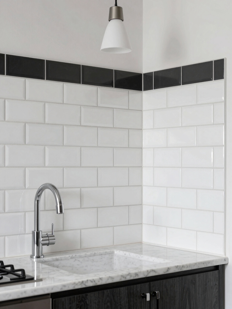 timeless contrast in kitchens